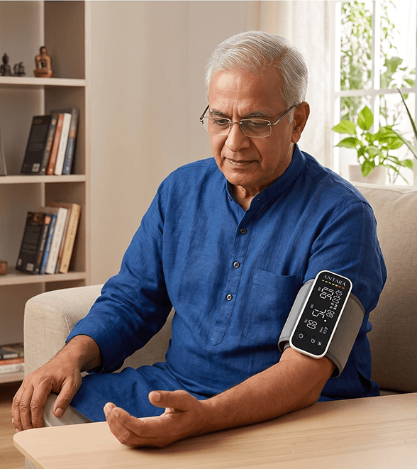 Smart Arm BP Monitor for Easy Everyday Health Checks