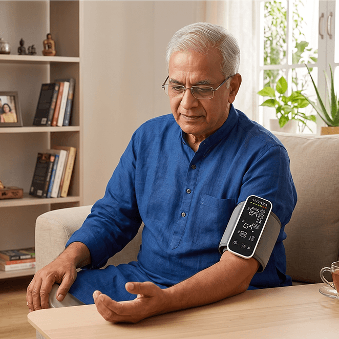 Smart Arm BP Monitor for Easy Everyday Health Checks