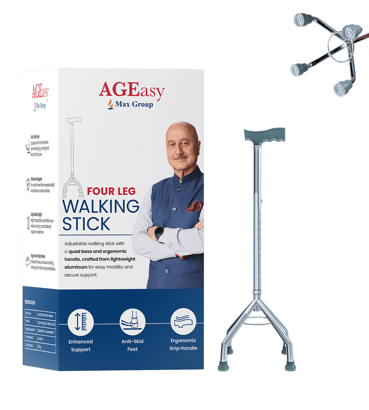 AGEasy Four Leg Walking Stick
