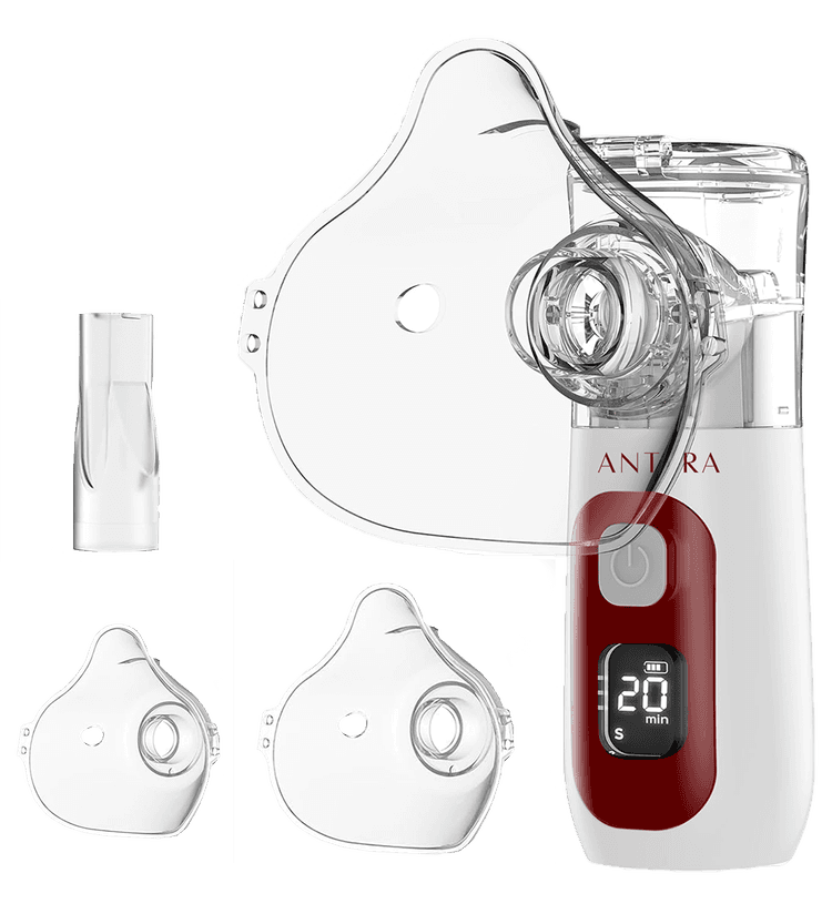 Portable Mesh Nebulizer With Display by AGEasy