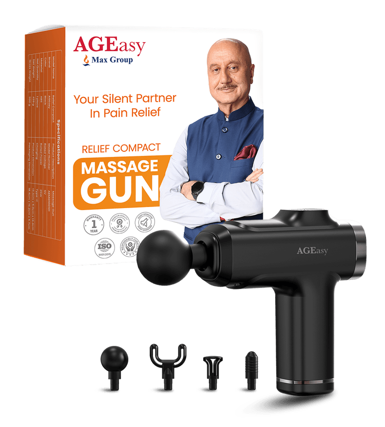 AGEasy Relief Compact Massage Gun (Black)