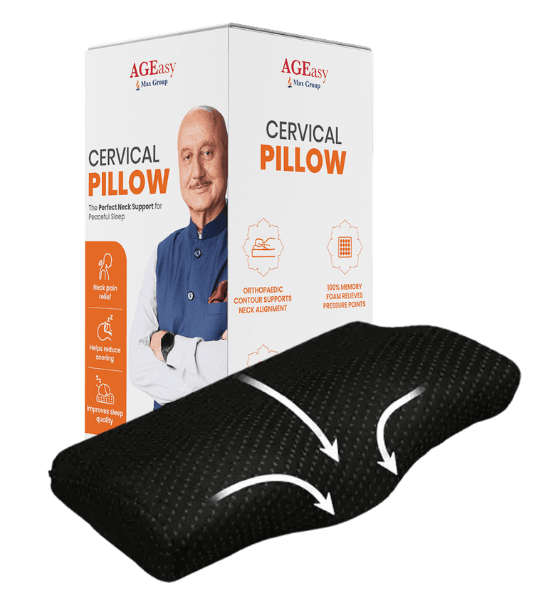 AGEasy Cervical Pillow (Charcoal Grey)