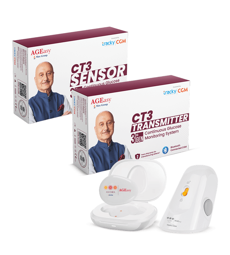 AGEasy Continuous Glucose Monitor (CGM) + Transmitter