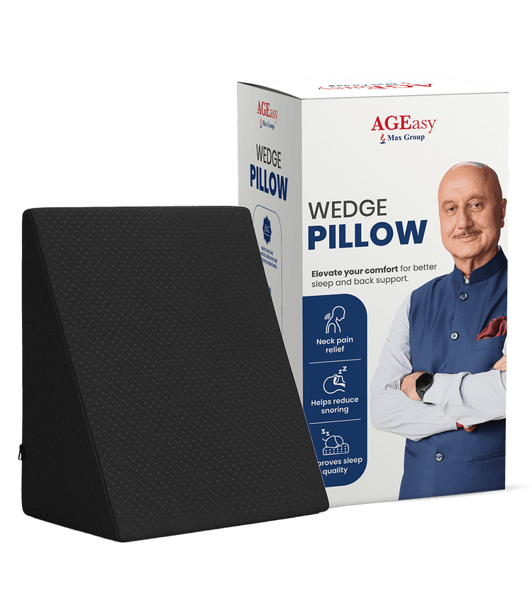 AGEasy Wedge Pillow (Charcoal Grey)