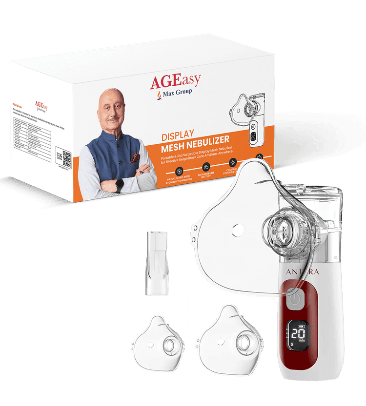 AGEasy Portable Mesh Nebulizer With Display