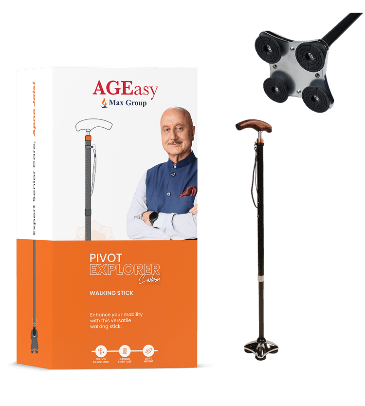 AGEasy Pivot Explorer Carbon Walking Stick