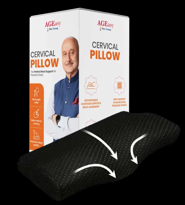 AGEasy Cervical Pillow (Charcoal Grey)