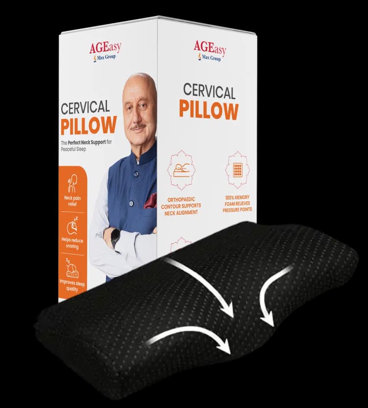 AGEasy Cervical Pillow (Charcoal Grey)